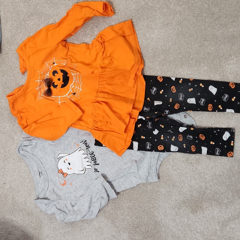 Girls 12-18months Halloween set
